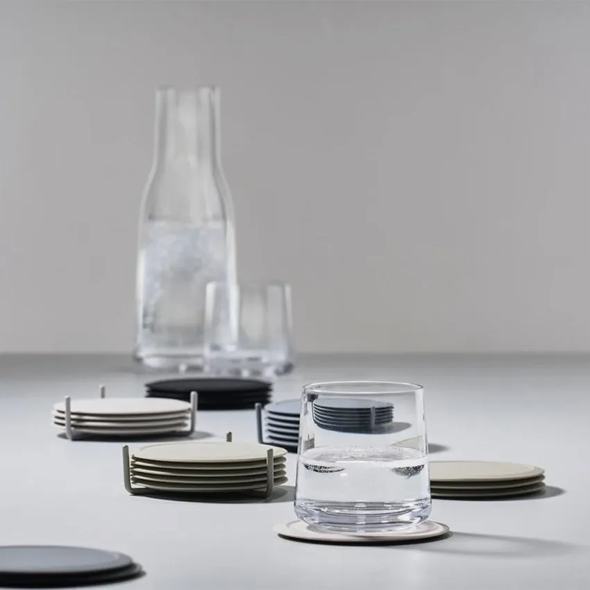 Zone | Singles Coasters With Holder Silicone - Set of 6